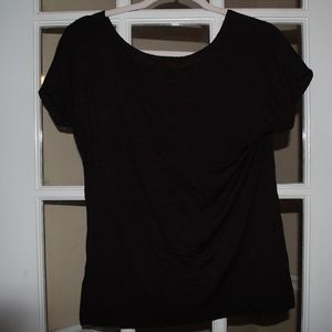 Mixed Media Black Shirt